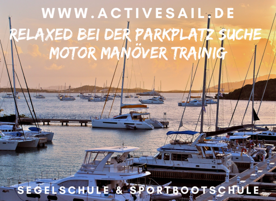 Skippertraining - Motor Manövertraining für die Segelyacht in der Adria